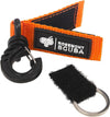 3-Pack Versatile Lightweight Plastic Carabiner Clips with Nylon Webbing