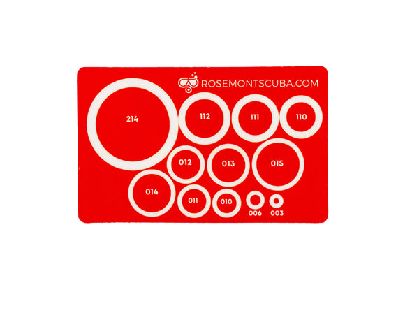 Scuba O-Ring Size Guide
