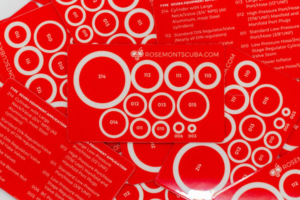 Scuba O-Ring Size Guide