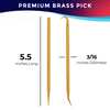 Premium Brass Pick Tools 2 Distinct Tip Styles for Safe O-Ring & Seal Removal