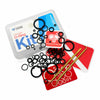 Ultimate O-Ring Kit: 60 FKM/Viton O-Rings in Scuba Specific Sizes,O-Ring Size Guide & Premium Brass Picks - Nitrox Edition